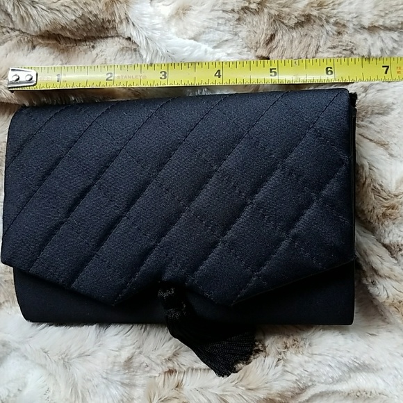 Alfred Sung Small Black Evening Bag - Picture 4 of 7